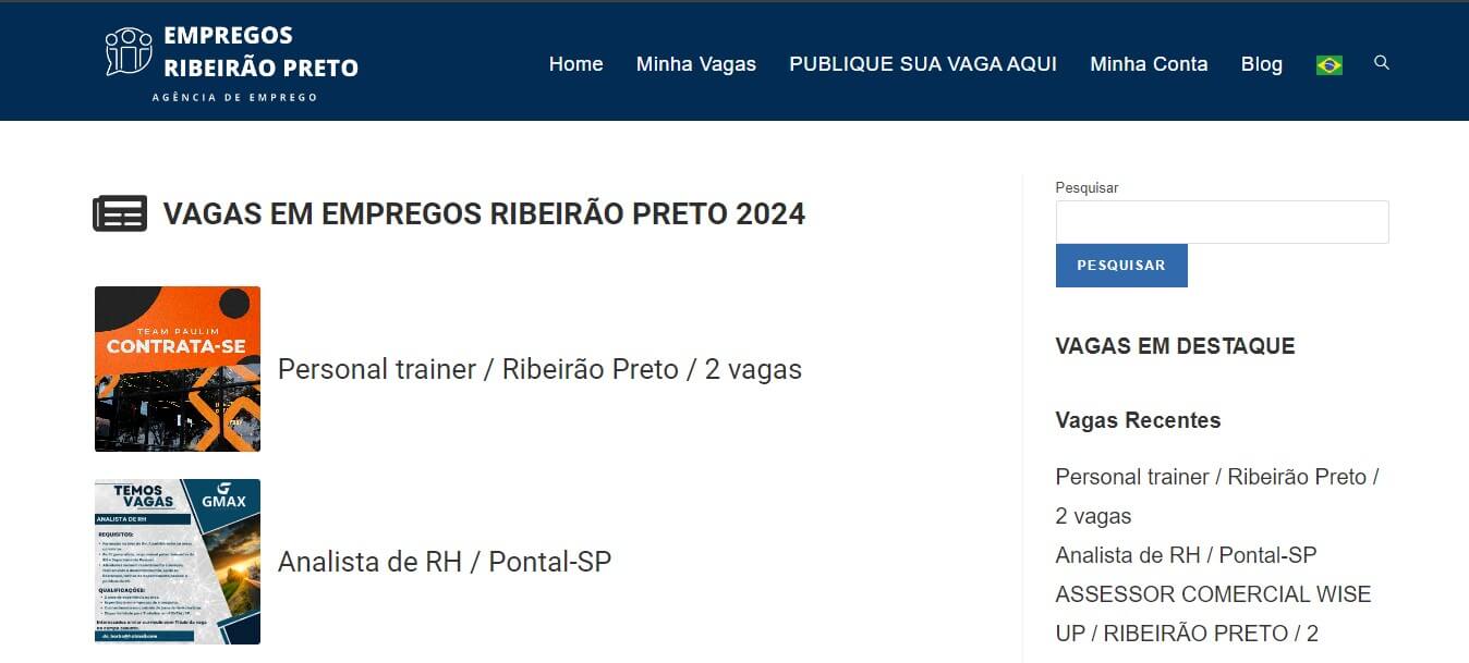 Empregos Ribeirão Preto
